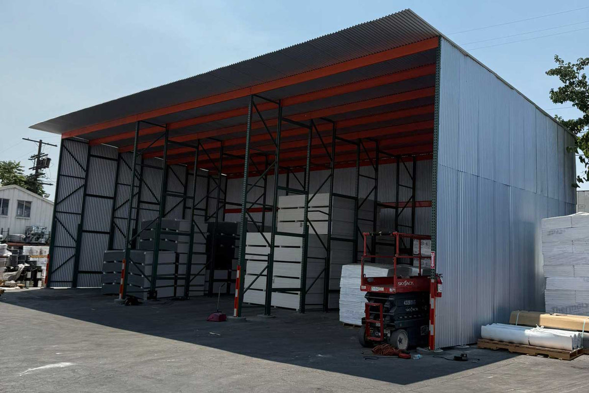 American Warehouse Equipment, Inc. - In-House Fabrication - Can’t find the right part? We can usually make it. From seismically approved footplates to reconfigured systems, our Simi Valley shop can produce cost-effective alternatives to buying new.