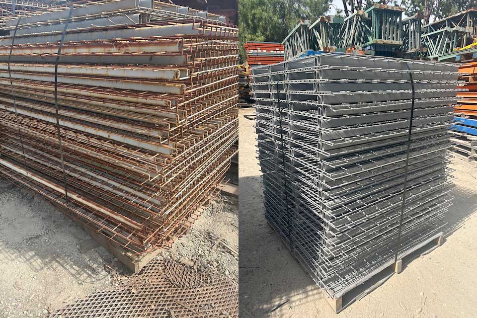 American Warehouse Equipment, Inc. - Refurbished with Care - We don’t just resell used material. We inspect, reinforce, and recondition every piece to ensure it’s structurally sound and ready for storage.